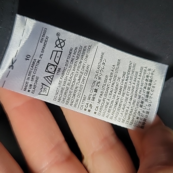 NWT Banana Republic easy care non-iron dress shirt tailored fit, size 10 - Picture 7 of 12